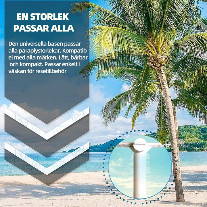 Premium beach umbrella sand anchor, designed for windproof stability & durability on any beach.