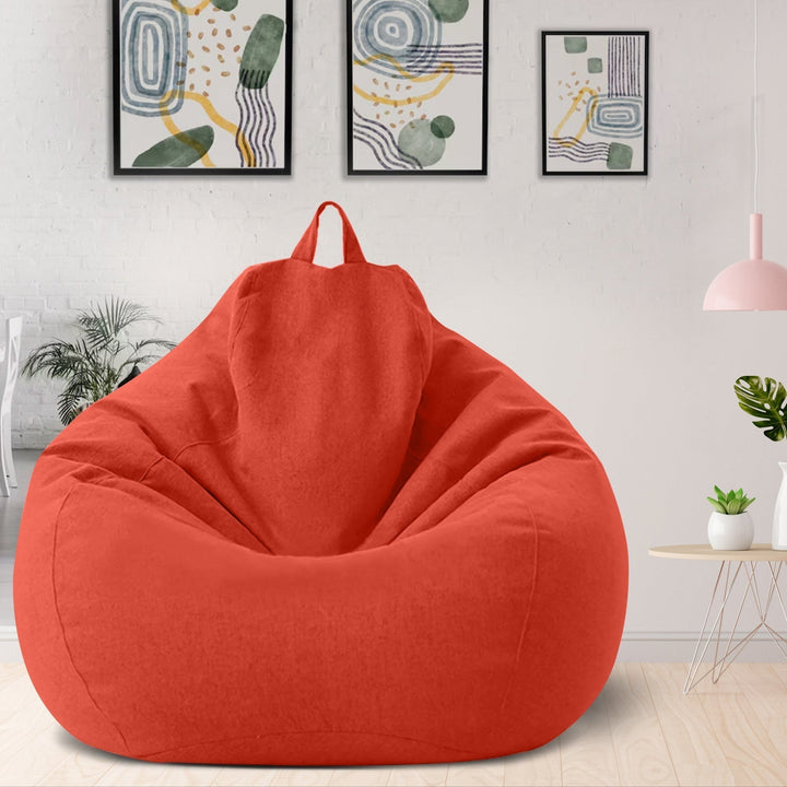 Modern washable bean bag cover, ergonomic design for ultimate comfort, great home decor accent.
