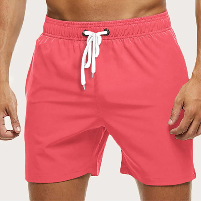 Active men's quick-dry swim shorts. Relaxed fit & drawstring waist, great for water sports & pool.