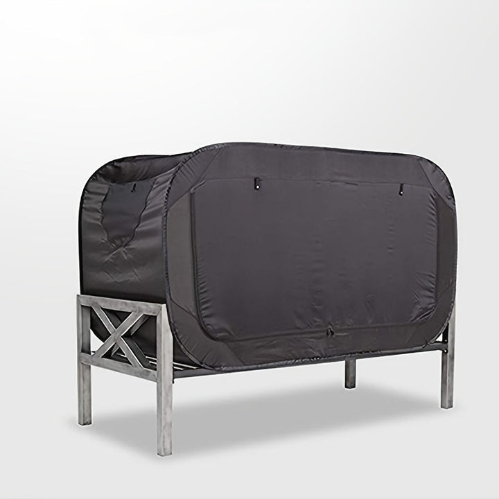 Mosquito-protected CozyNest tent bed ensures comfortable sleep. A versatile folding bed for all ages.