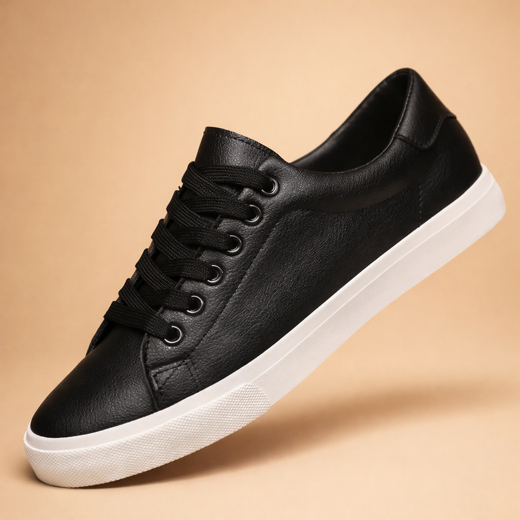 Fashionable men's low-top sneakers. Classic lace-up design, perfect everyday shoes for versatile style.