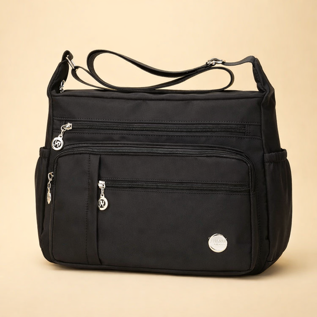 Modern women's versatile crossbody shoulder bag, perfect for travel & everyday essentials, comfortable adjustable strap.