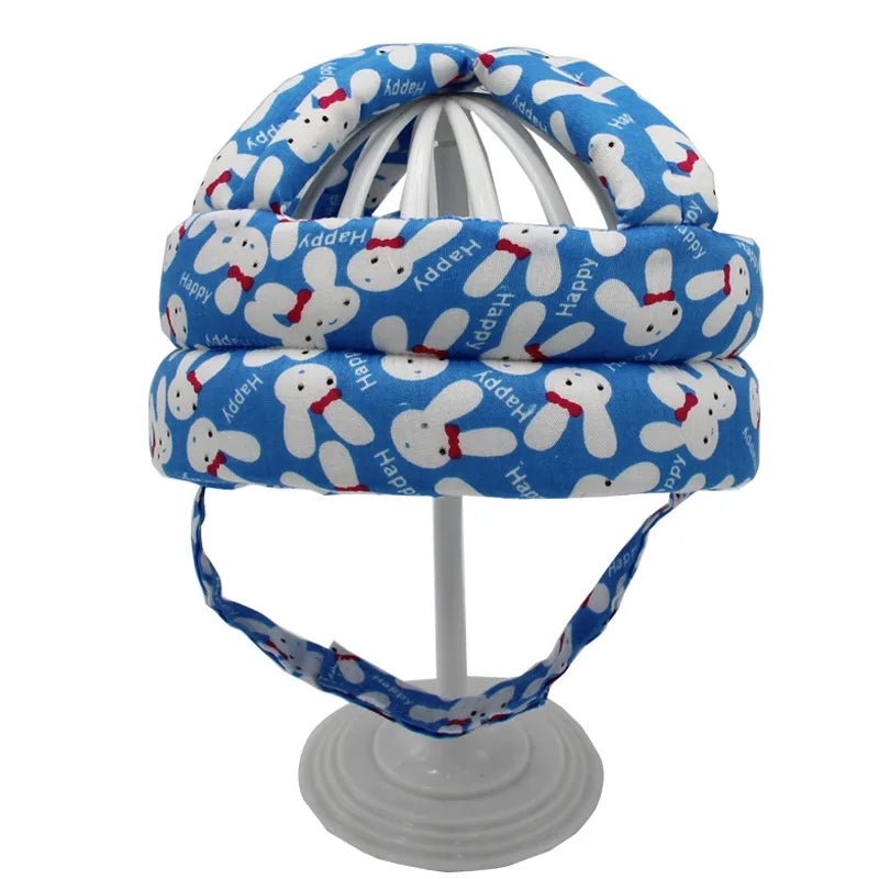 Soft adjustable baby helmet for head protection, perfect for crawling and active play.