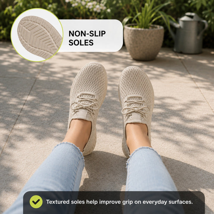 Women's comfortable walking shoes, featuring all-day support for active lifestyles.