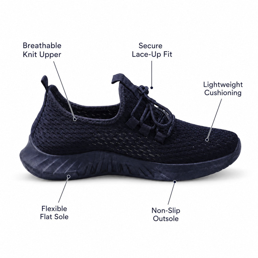 Ergonomic women's walking shoes, perfect for daily wear and long-lasting foot comfort.