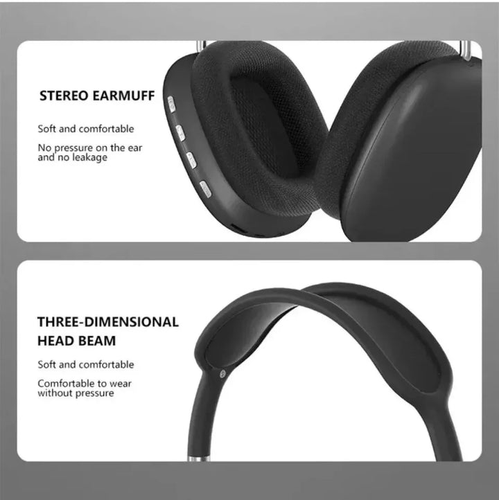 Portable wireless noise-cancelling headphones for immersive music and superior sound.