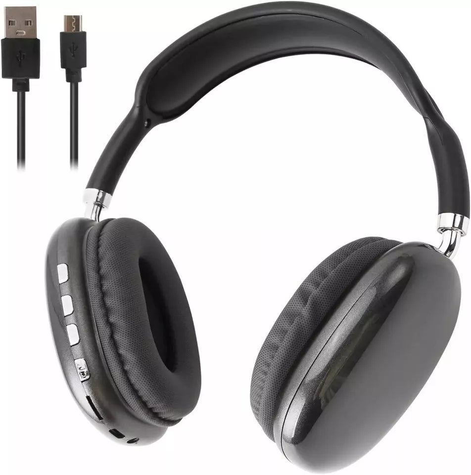 Wireless over-ear headphones, unisex, offering ultimate comfort and clear noise-cancelling sound.