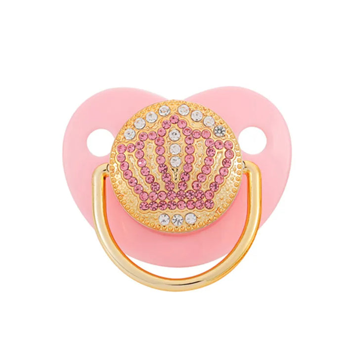 Gentle silicone pacifier for infants, providing soothing comfort for newborns.