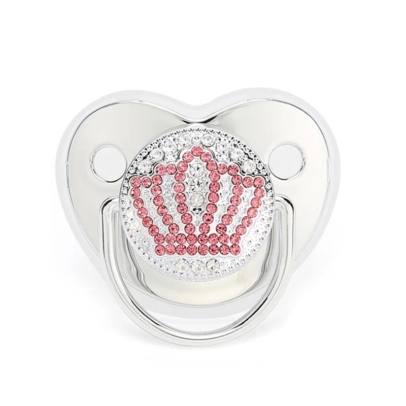 Ergonomic baby silicone soother, promoting calming comfort for fussy infants.