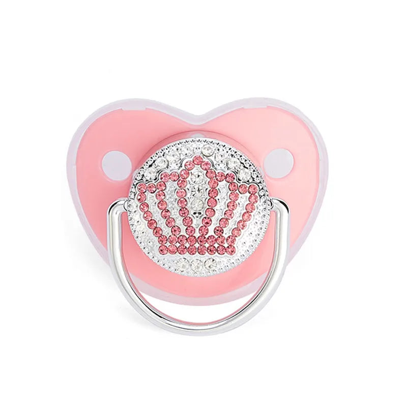 Newborn's gentle silicone pacifier, offering safe soothing and comfort.