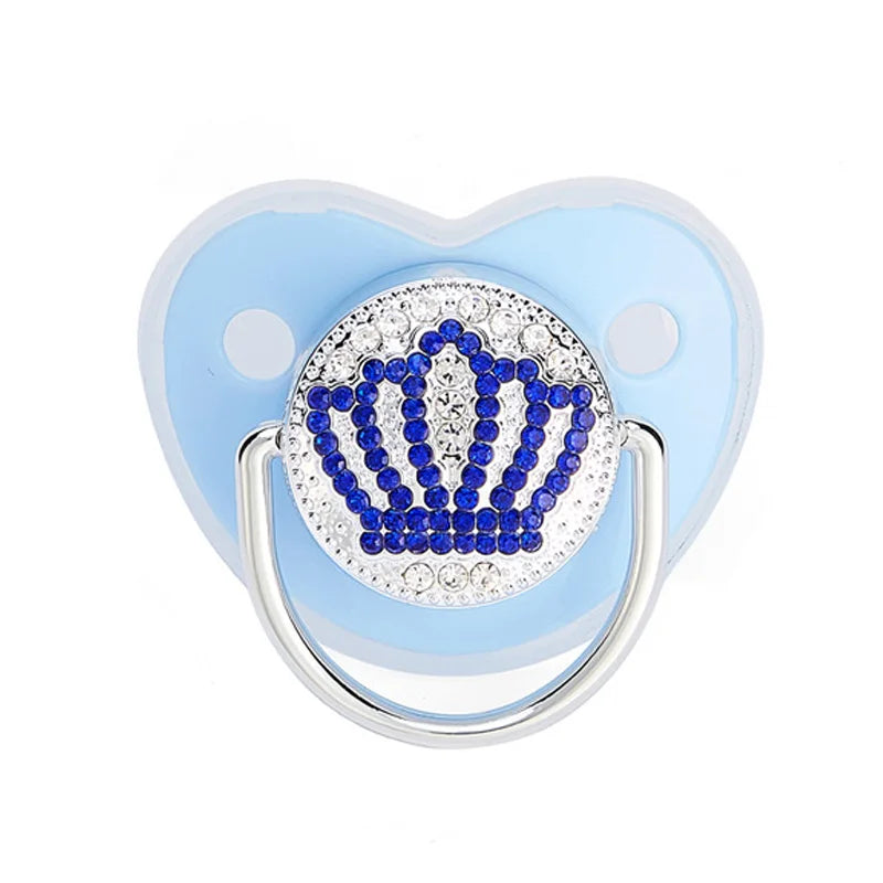 Comforting silicone pacifier for babies, perfect for soothing and teething support.
