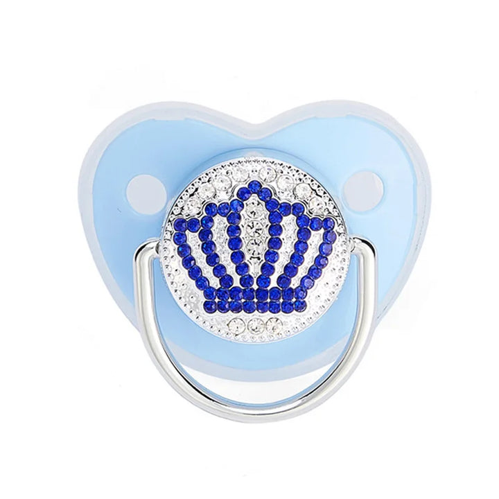 Comforting silicone pacifier for babies, perfect for soothing and teething support.