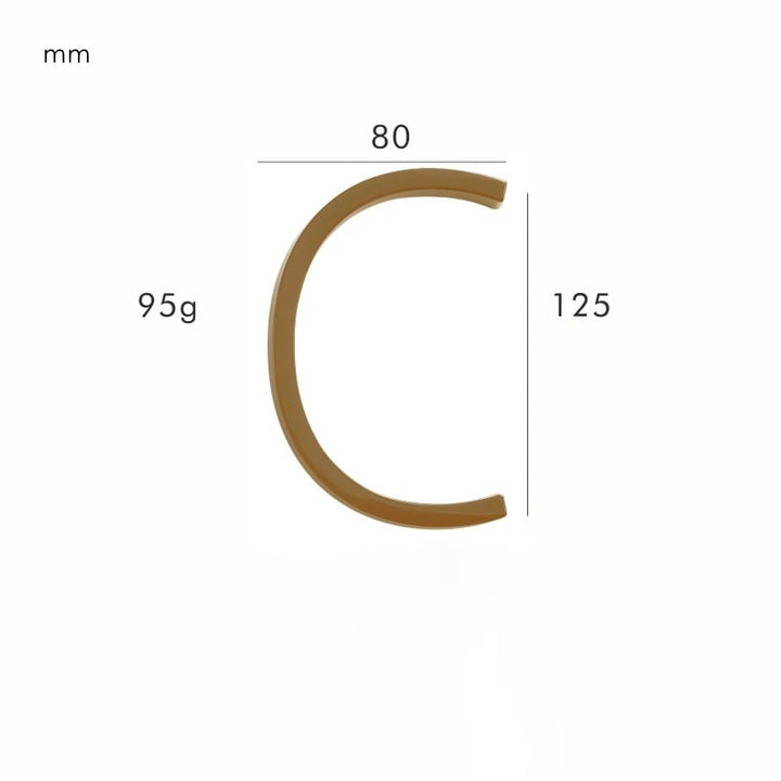 Beautiful satin brass house number, a modern metal sign for clear and stylish address display.