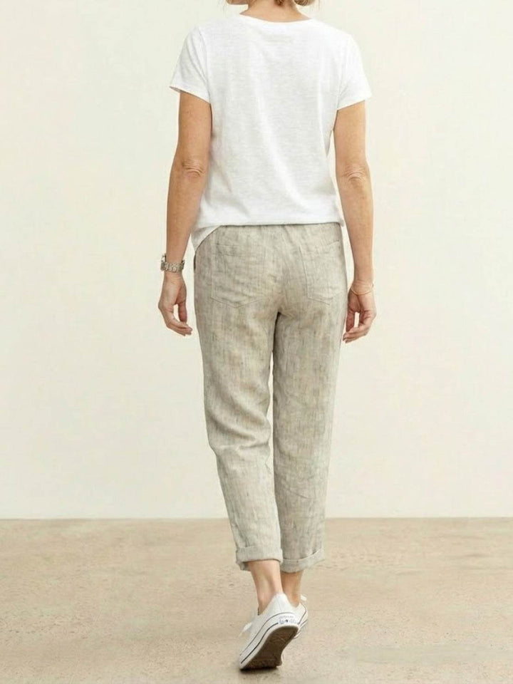 Women's Linen Drawstring Pants