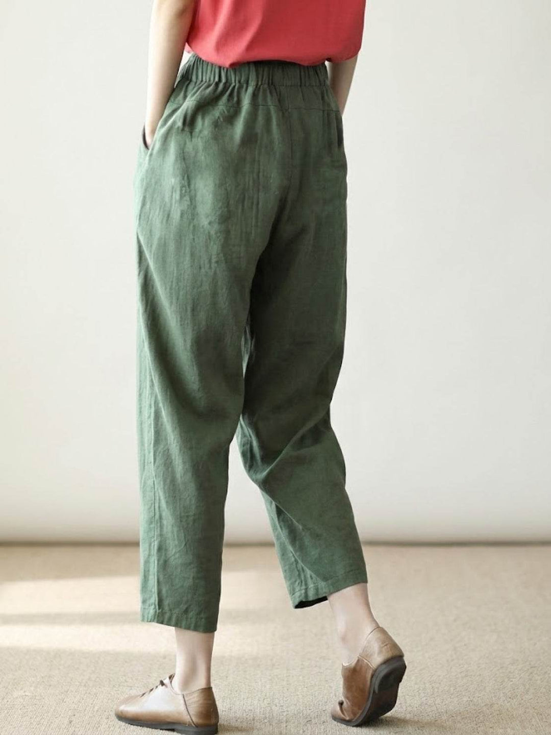 Women's Linen Drawstring Pants