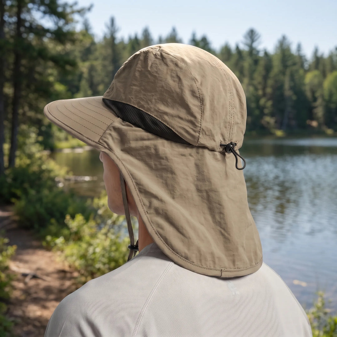 Quick-dry unisex sun protection hat, UPF 50+ rated, with a wide brim for all outdoor adventures.
