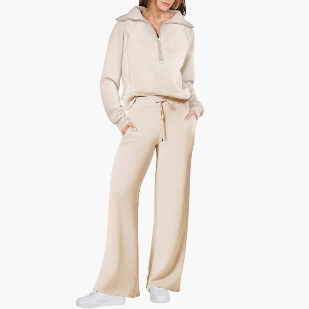 Bryony | Women's Half Zip Tracksuit Set - Navy - Image 8