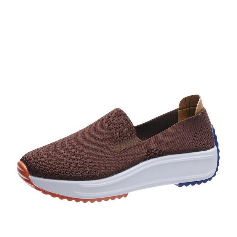 Active women's slip-on bunion sneakers, offering comfort and support for daily walking.