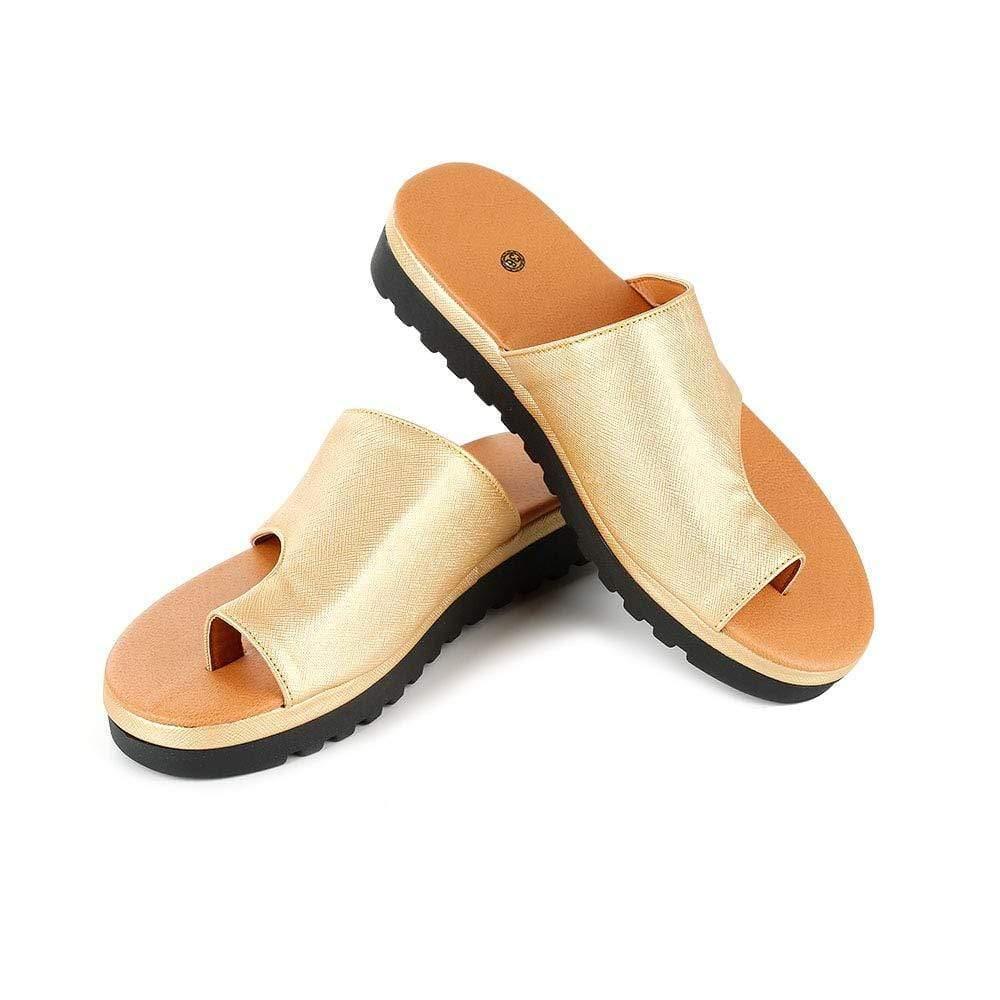 Walking platform sandals for women, orthopedic friendly with ultimate bunion comfort.