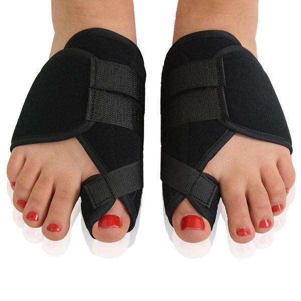 Unisex bunion corrector brace for effective toe alignment & hallux valgus pain relief. Orthopedic foot support.