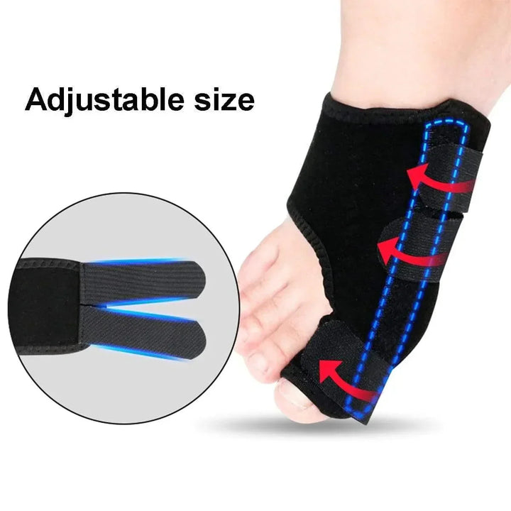 Medical-grade bunion corrector for comfortable toe alignment & significant foot pain relief. Unisex design.