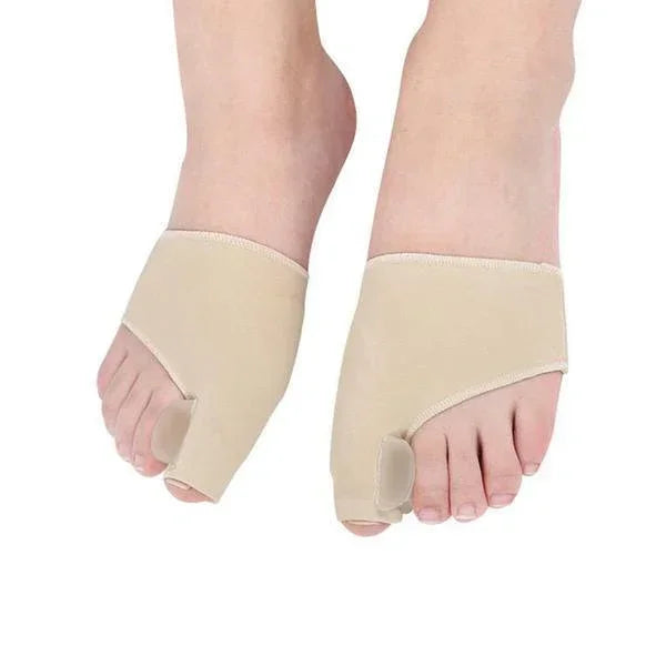 Orthotic Gelora bunion sleeve with gel protector helps align toes, relieve pain, & provide foot care for active lifestyles.