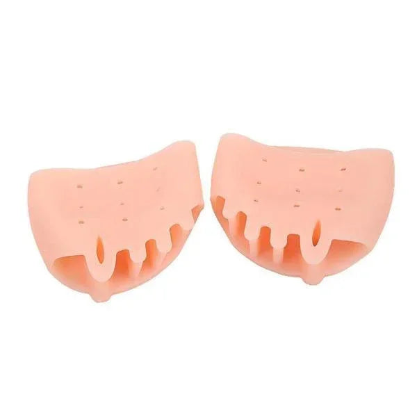 Essential foot care device: silicone gel toe straightener for bunion & foot pain management.