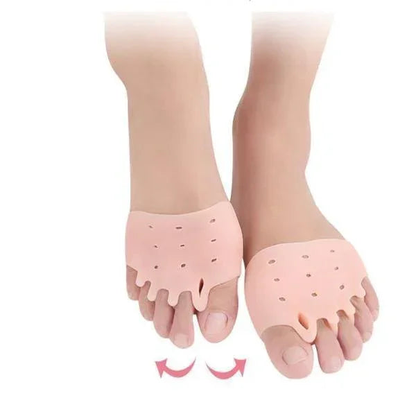 Slip-on toe separator for bunion pain relief, foot alignment & comfort.