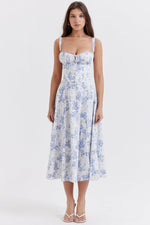 Blue-flowery