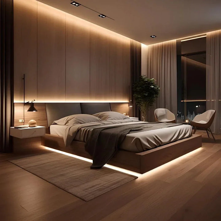 Versatile motion sensor LED strip for home, closet, garage or outdoor automatic lighting.
