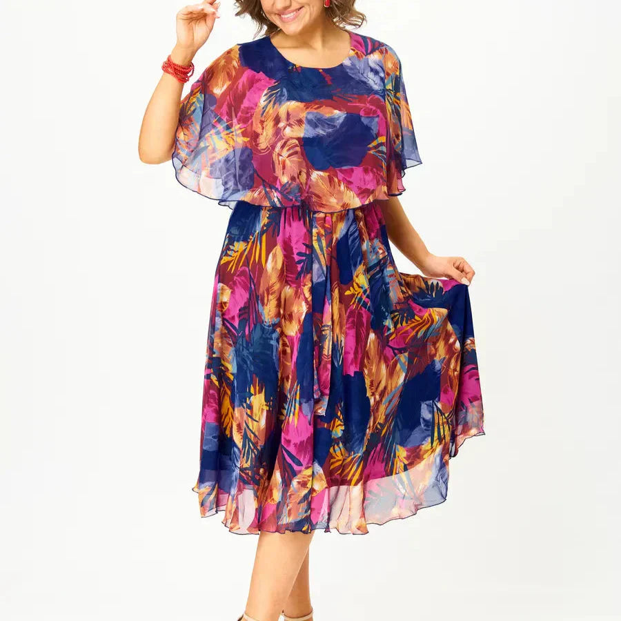 Chiffon Belly Coverage Dress