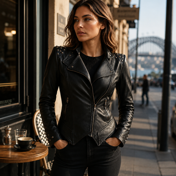 Versatile women's slim-fit quilted jacket, great for casual outings or fashionable evening wear.