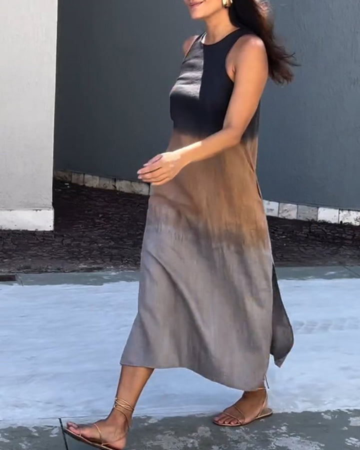 Women's Ombre Sleeveless Dress