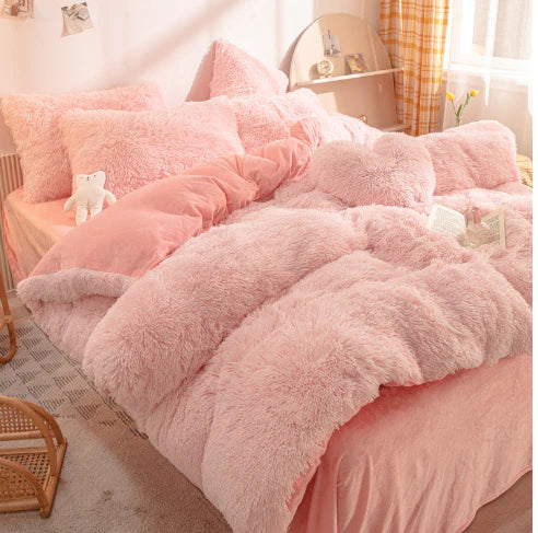 Plush soft flannel duvet cover, perfect for cozy winter warmth and ultimate bedroom comfort. Luxury bedding.