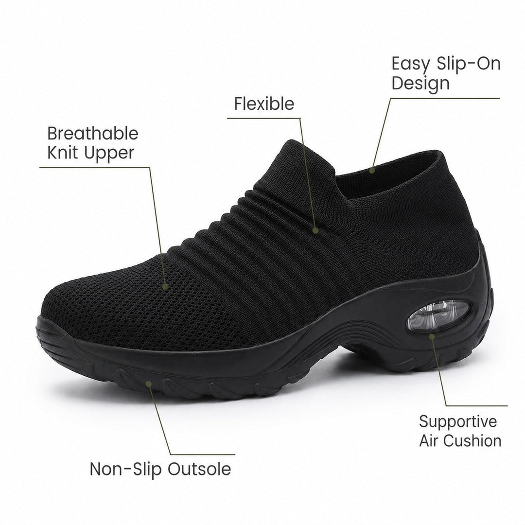 Women's non-slip activewear shoes, providing excellent comfort & foot support for walking.
