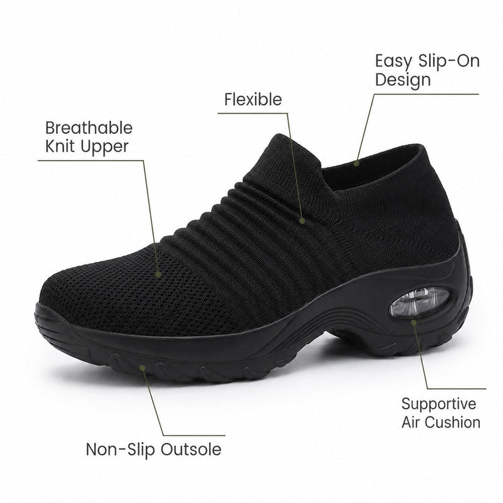 Women's non-slip activewear shoes, providing excellent comfort & foot support for walking.
