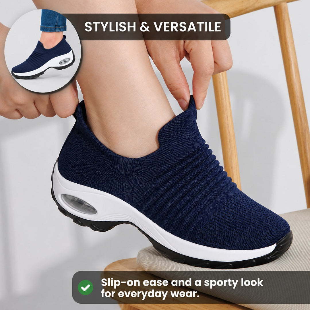 Comfortable non-slip work shoes for women, ideal for nursing and long walks.