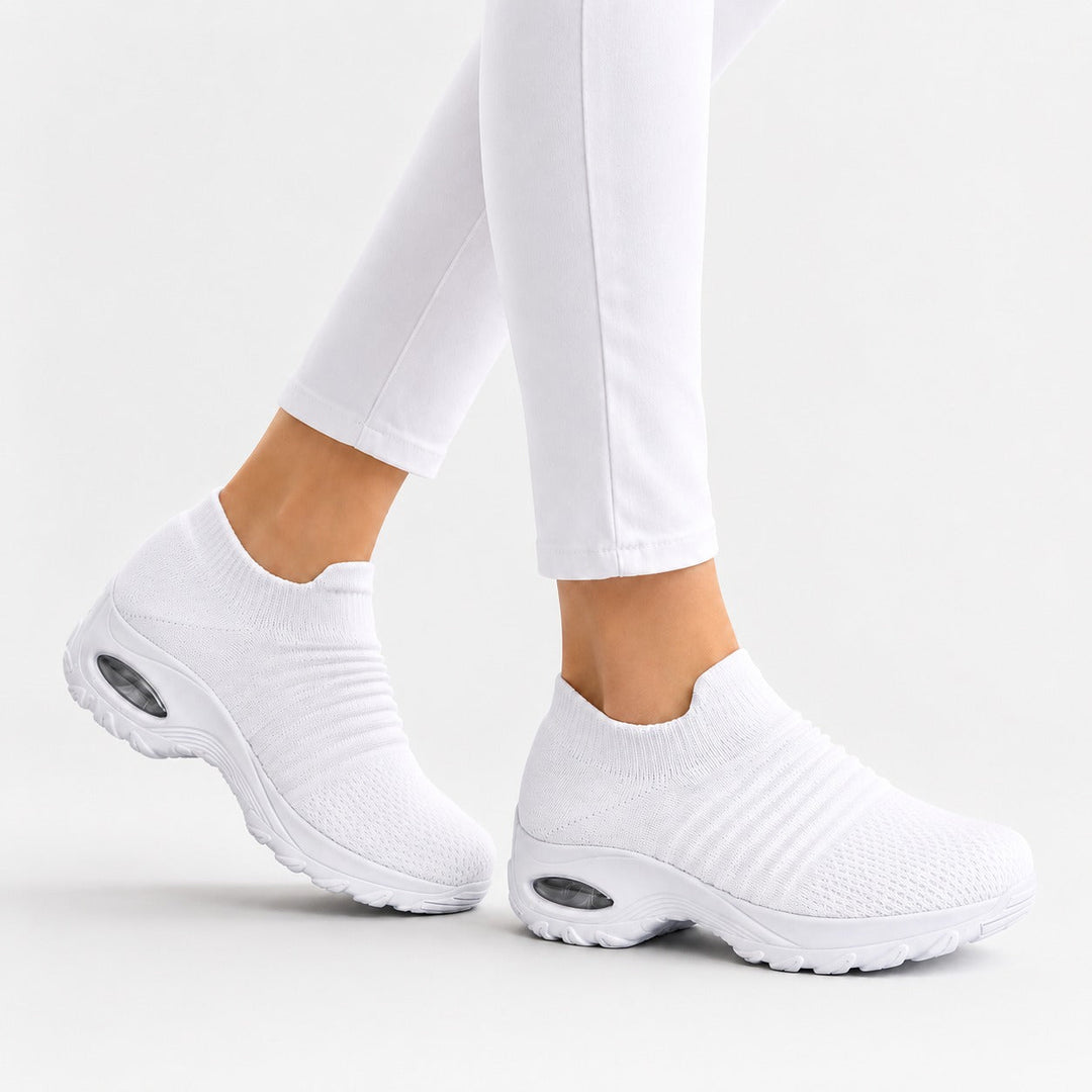 Women's non-slip active shoes, designed for walking, nursing & all-day cushioned comfort.