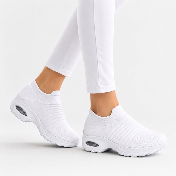 Women's non-slip active shoes, designed for walking, nursing & all-day cushioned comfort.