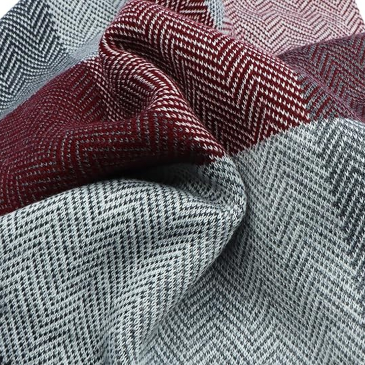 Comfortable men's cashmere winter scarf, offering superior warmth and style.