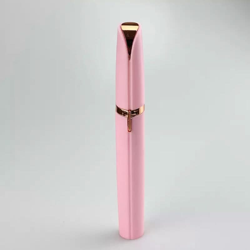 Elegant women's grooming tool: USB rechargeable eyebrow trimmer for painless home or travel brow shaping.