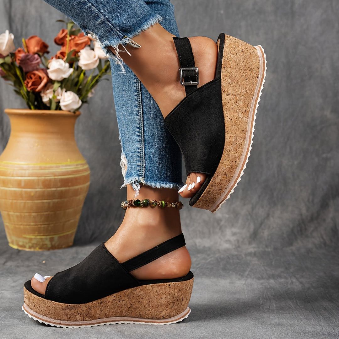 Women's Platform Sandals with EVA Sole
