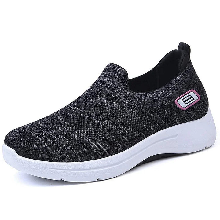 Stylish women's comfort orthopedic shoes, breathable & lightweight for active foot pain relief.