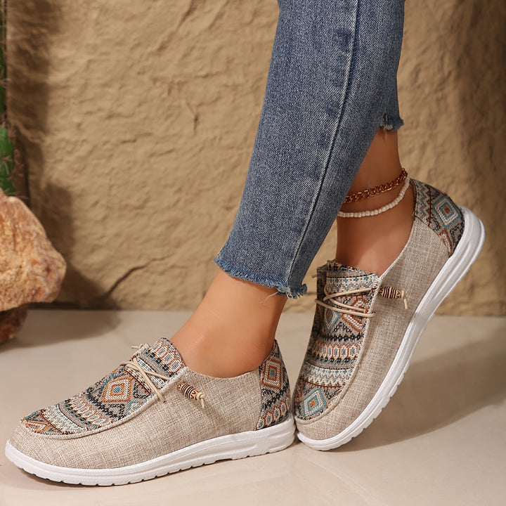 Women's Tribal Comfort Sneakers - Khaki
