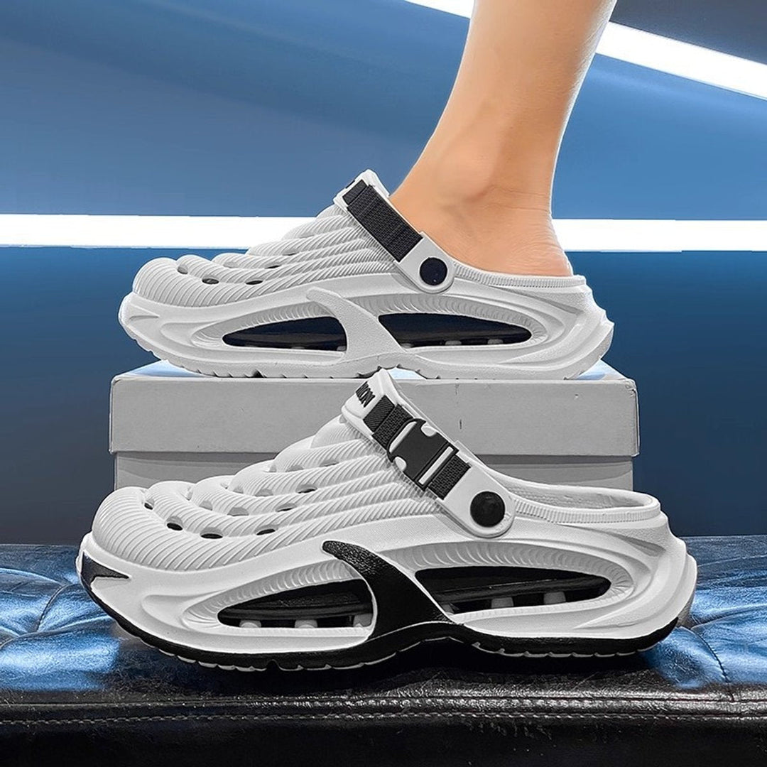 Versatile men's non-slip slides clogs, ideal for beach, pool, or casual outdoor footwear with superior comfort.