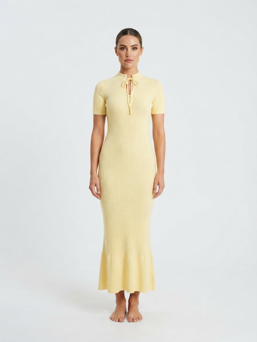 Full-length flattering fitted maxi dress for women. Elegant party dress & occasion wear for special events.