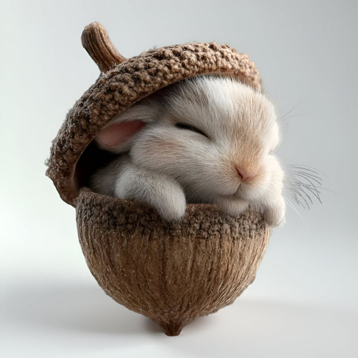 Cozy squirrel acorn ornament, a must-have for woodland animal Christmas decor