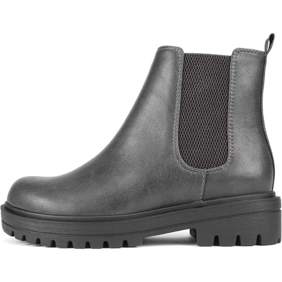 Women's chic low heel Chelsea ankle boots. Perfect versatile everyday fashion footwear for fall & winter.