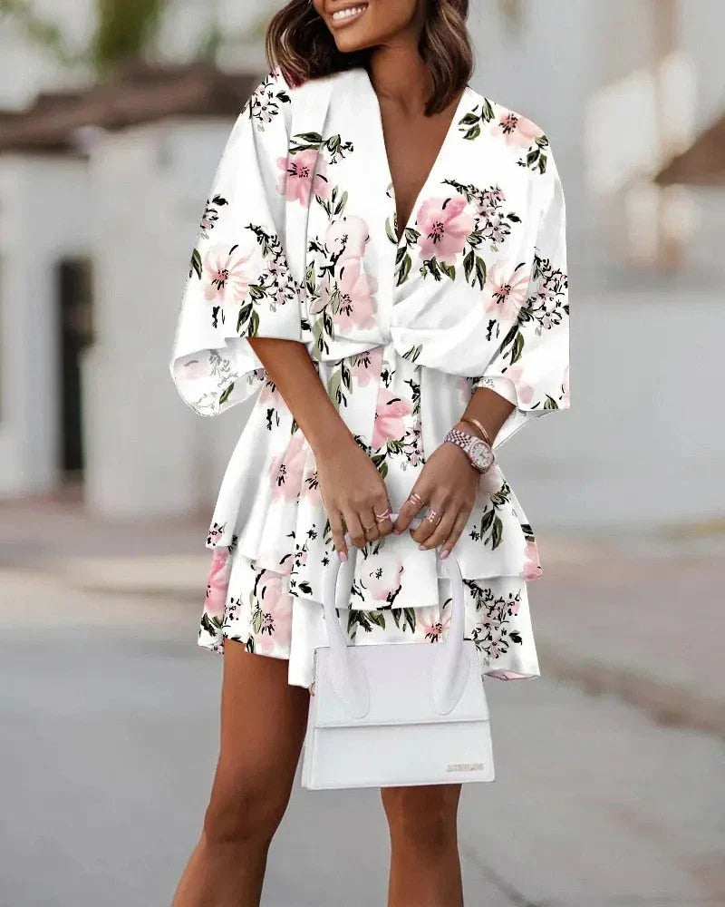 Comfortable women's mini dress, an elegant and stylish choice for spring & summer party fashion.