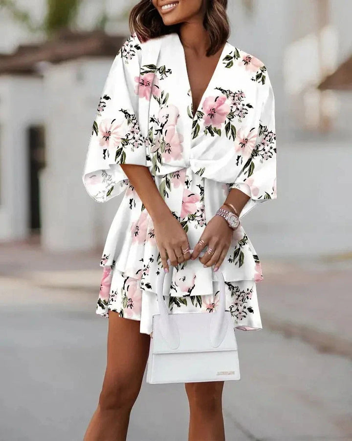Comfortable women's mini dress, an elegant and stylish choice for spring & summer party fashion.